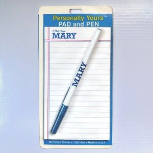 1980s Personally Yours Pad and pen A Note from Mary new in packaging vintage